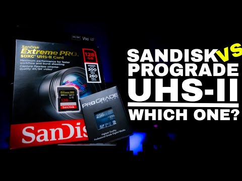 ProGrade vs Sandisk. Which UHS-II SD Card is Better?